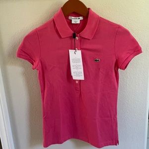 Women’s Lacoste SS Slim Fit Strech Polo Shirt